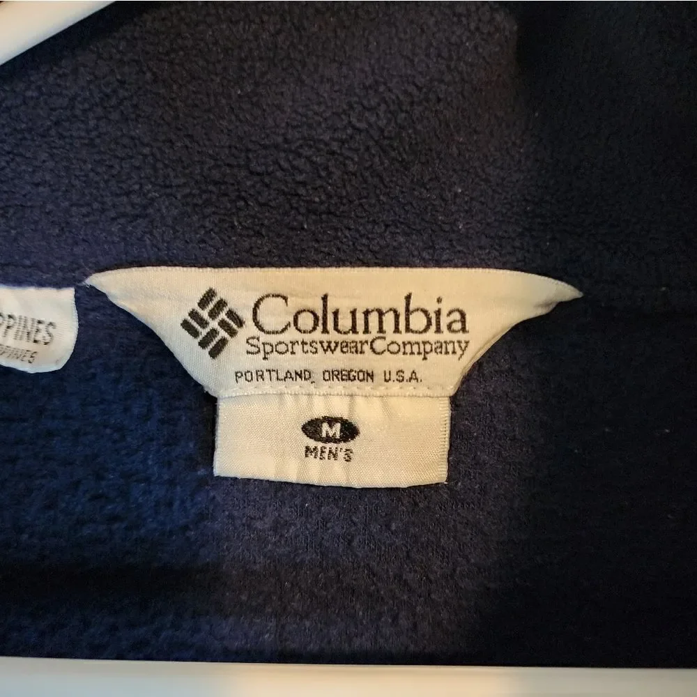 Men's Columbia full zip sweater, size Medium